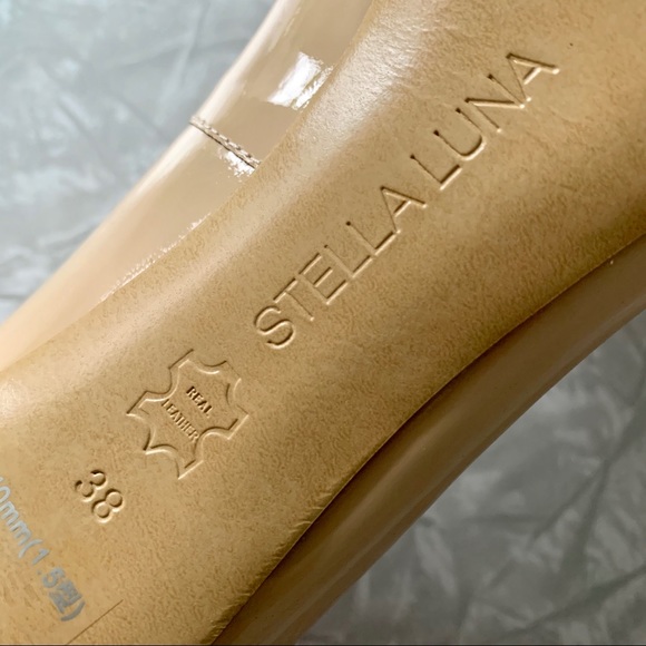😍 Stella Luna Nude Leather Platforms 😍 Size 38 - Picture 7 of 7
